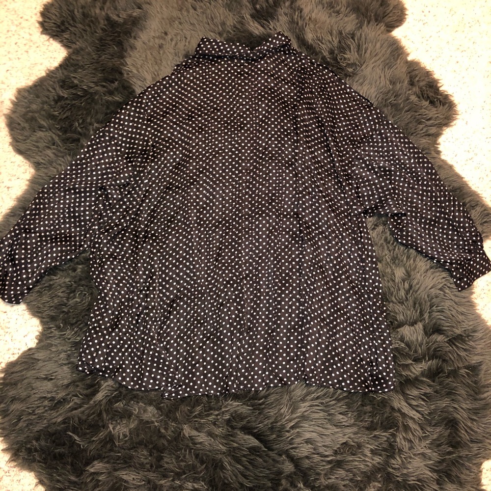 Preloved Lane Bryant Sheer Cold Shoulder Top B6 - Picture 2 of 7